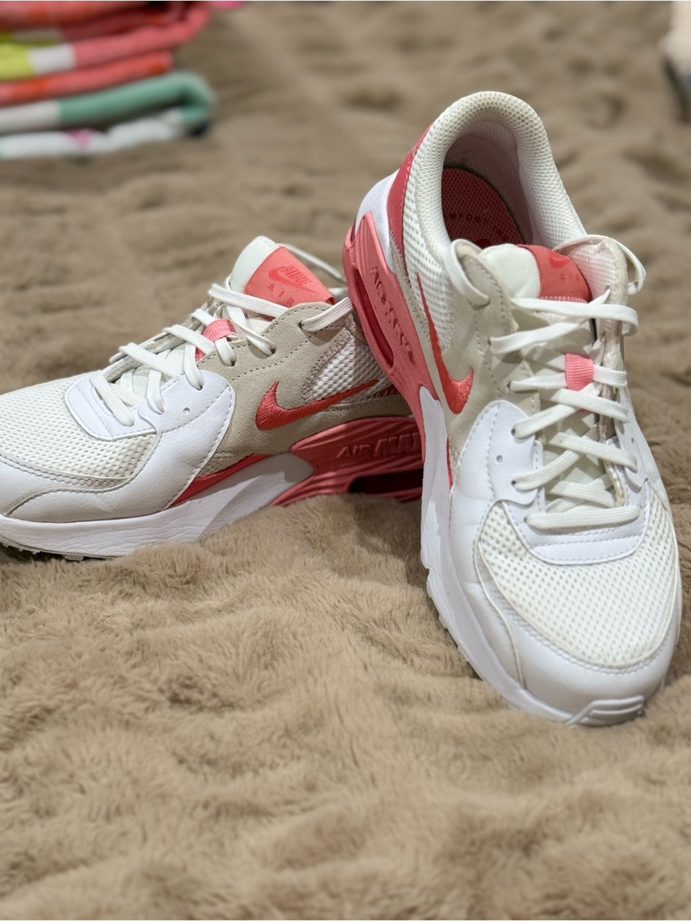 Nike Women's Air Max Excee in White Sea Coral